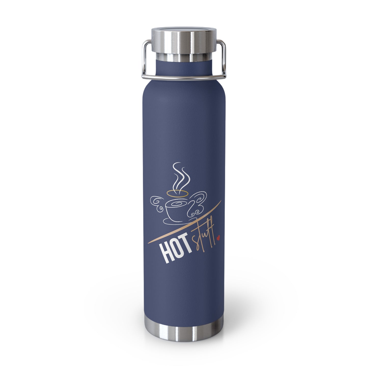 A "Hot Stuff!" Copper Vacuum Insulated Bottle, 22oz
