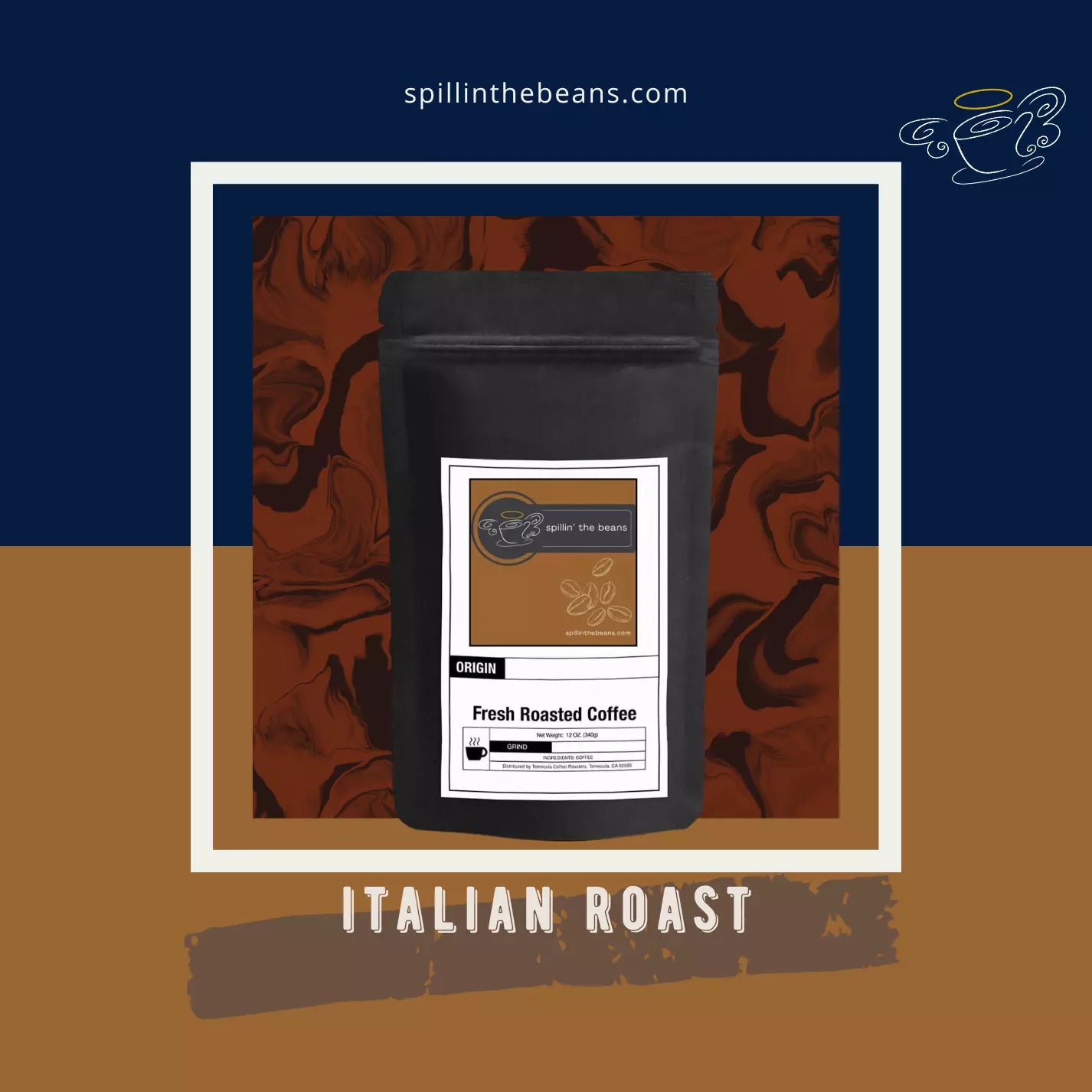 Coffee Collection - Italian Roast Coffee (darkest roast!) - Shipping Included