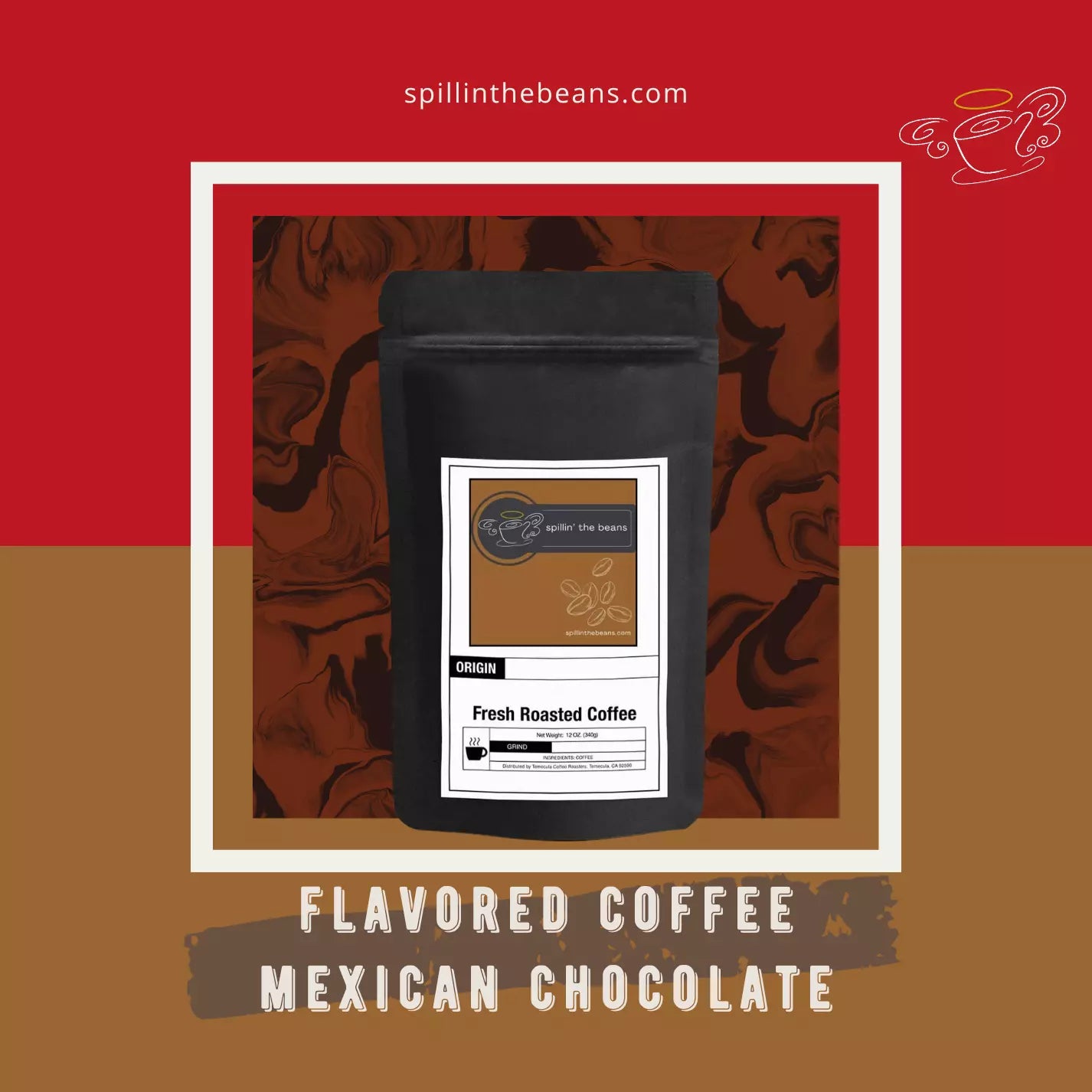 Coffee Collection - Mexican Chocolate Naturally Flavored Coffee - Shipping Included